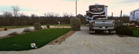 River-Backing RV Lot