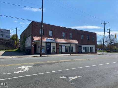 Downtown Burlington Two-Story Brick Building