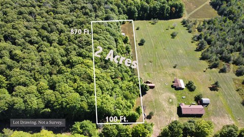 Wooded Lot Near Les Cheneaux