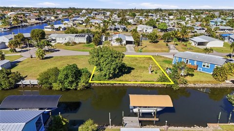 Canal-Front Waterfront Land Lot