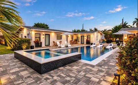 Four-Unit Quadplex with Pool