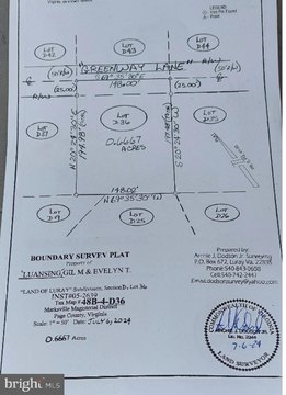 Luray, VA Land For Sale