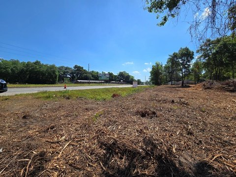 Cleared Land on State Highway