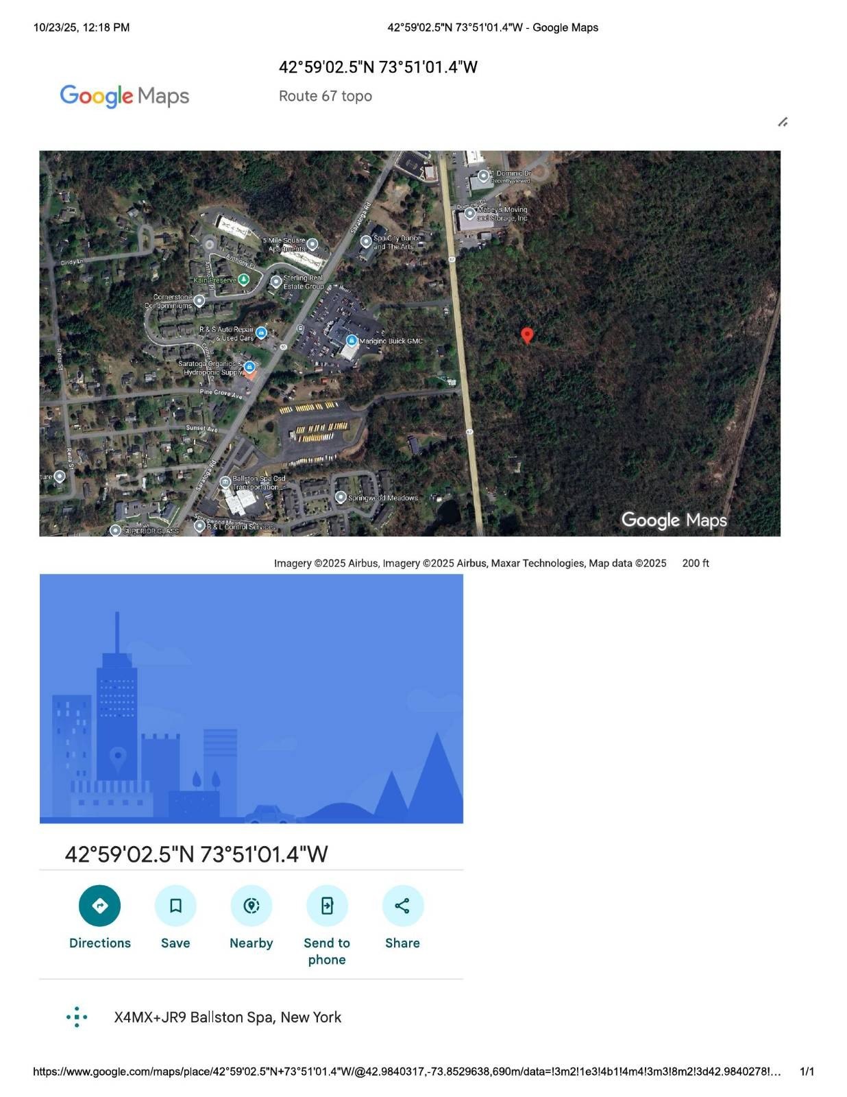 Saratoga County Vacant Land Opportunity