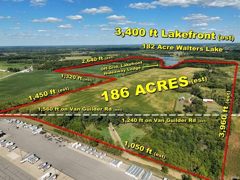 Lakefront Agricultural Land with Development Potential
