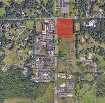 6.5 Acre Signalized Corner Parcel