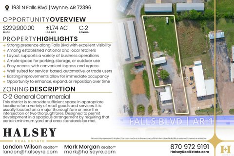 Prime Commercial Land in Wynne
