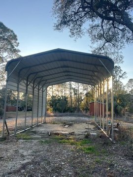 Waterfront Land with RV Cover