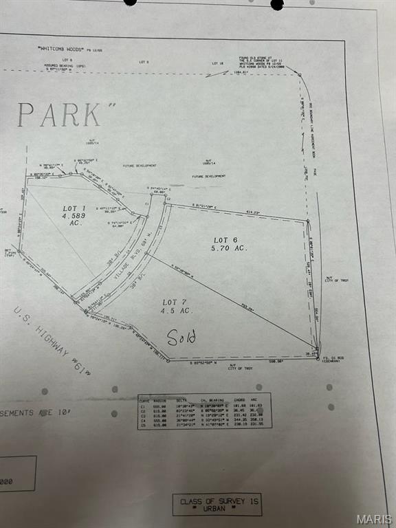 Highway Visible Land in Troy