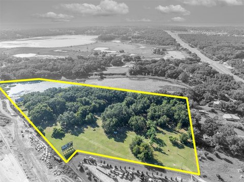 Fenced Commercial Land Parcels