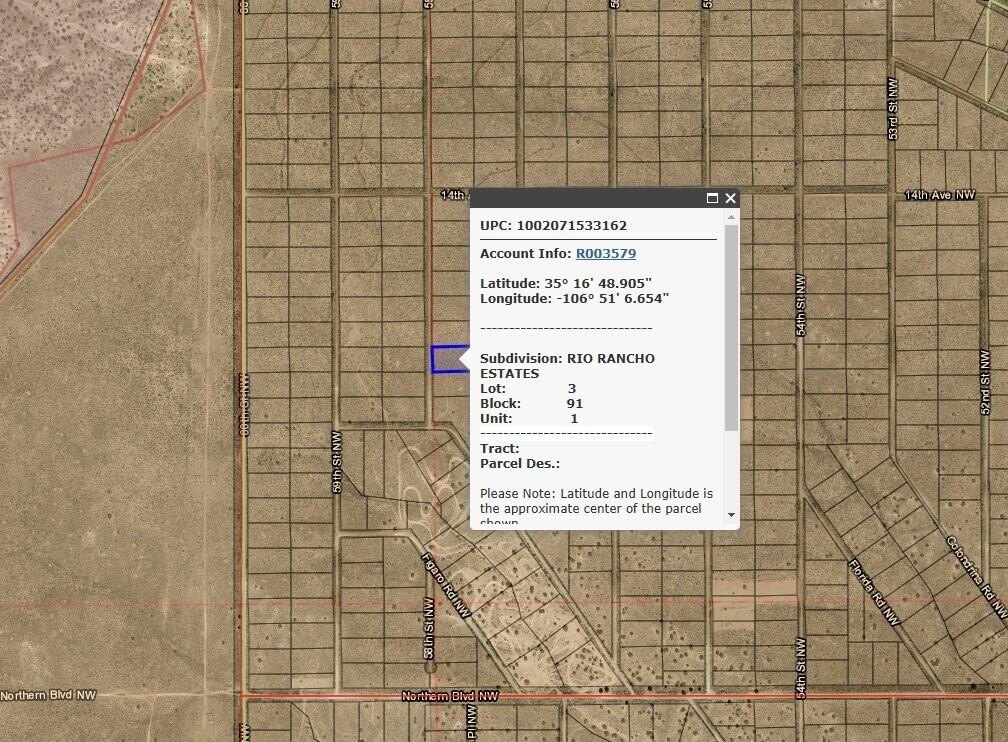 Residential Land in Rio Rancho
