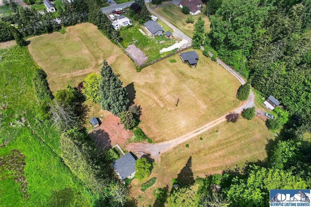 Sequim Land with Creek and Utilities