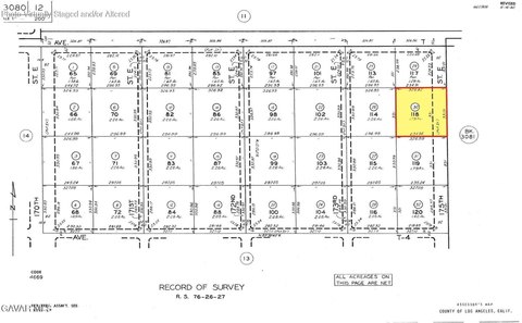 Palmdale Land Parcel For Sale
