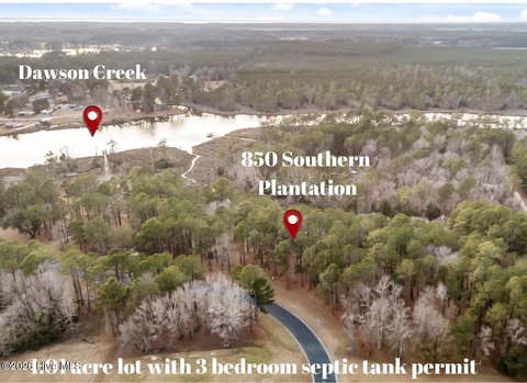 Oriental, NC Wooded Lot