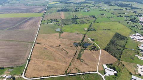 Country Tract with Wet-Weather Creek