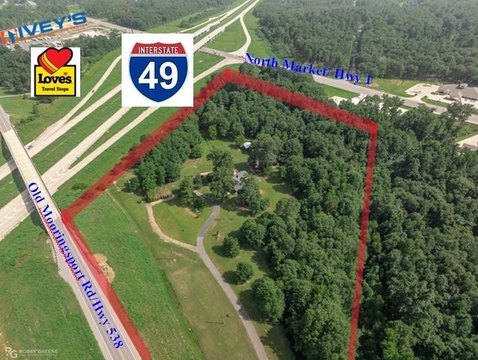 Shreveport Land with Major Road Frontage