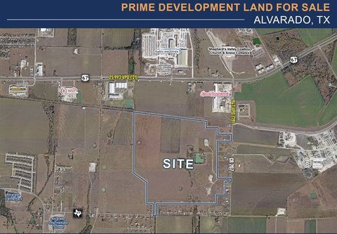 243-Acre Land Parcel in Alvarado, TX