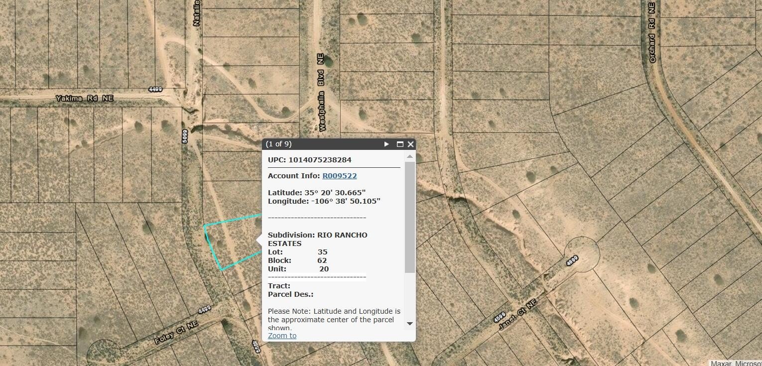 Rio Rancho Land For Sale