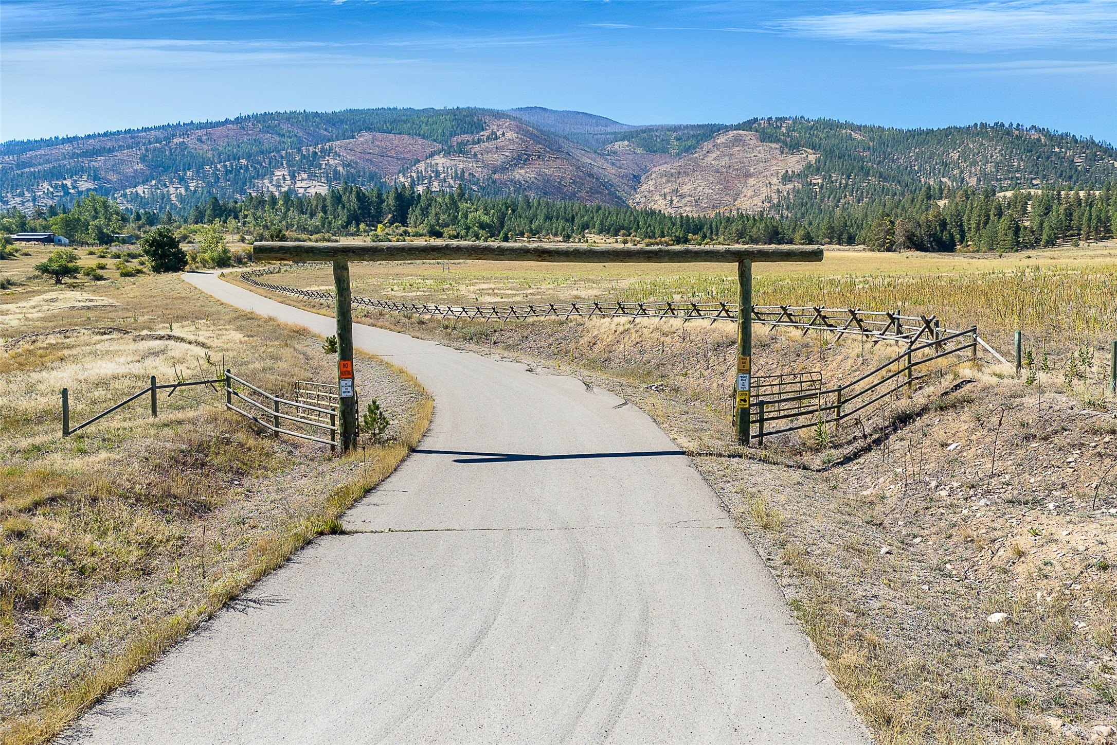 Farmland in Montana's Bitterroot Valley