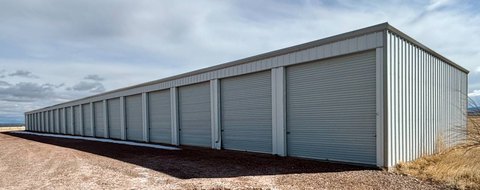 Gated Self-Storage Facility with Units