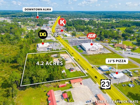 Commercial Land For Sale, Alma