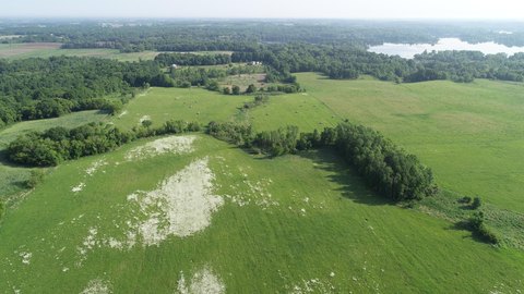 Organic Farmland with Seasonal Creek