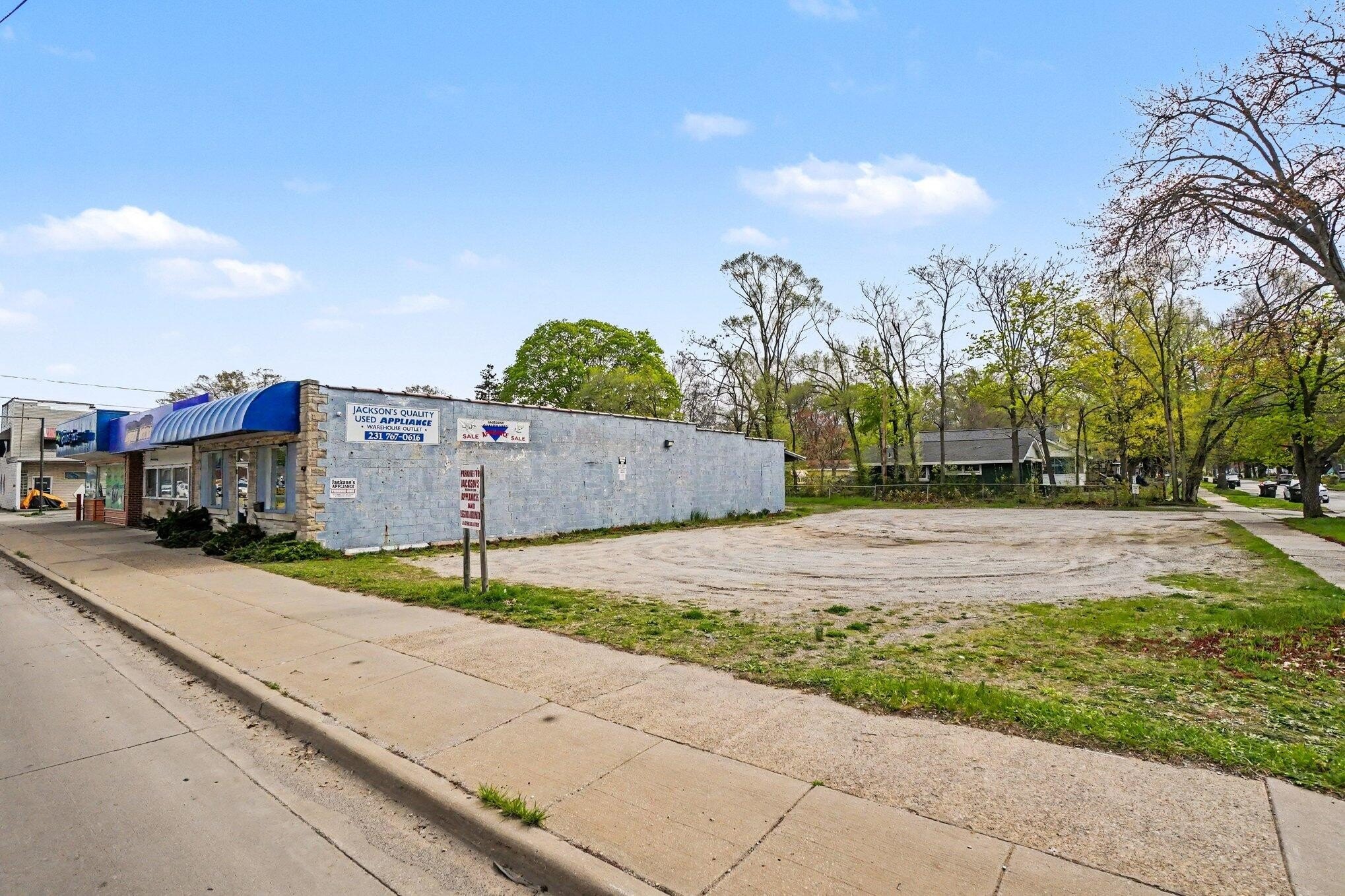 High-Visibility Corner Lot in Muskegon