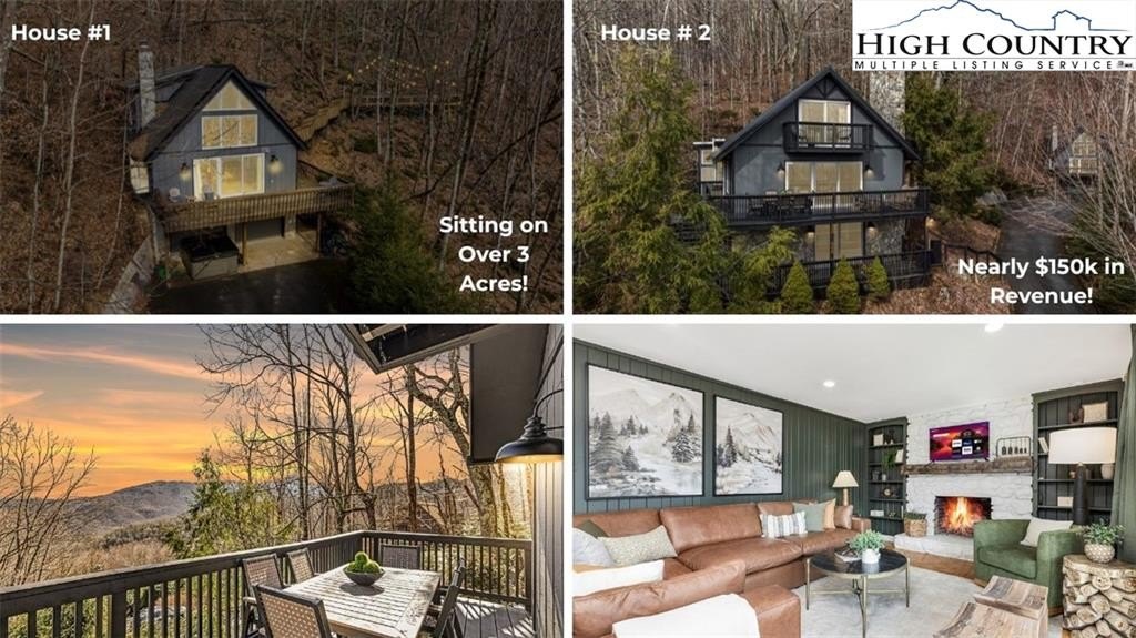 Two Mountain Homes on 3 Acres