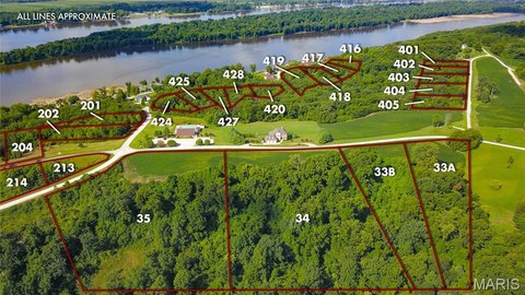 Secluded Lot with River Views