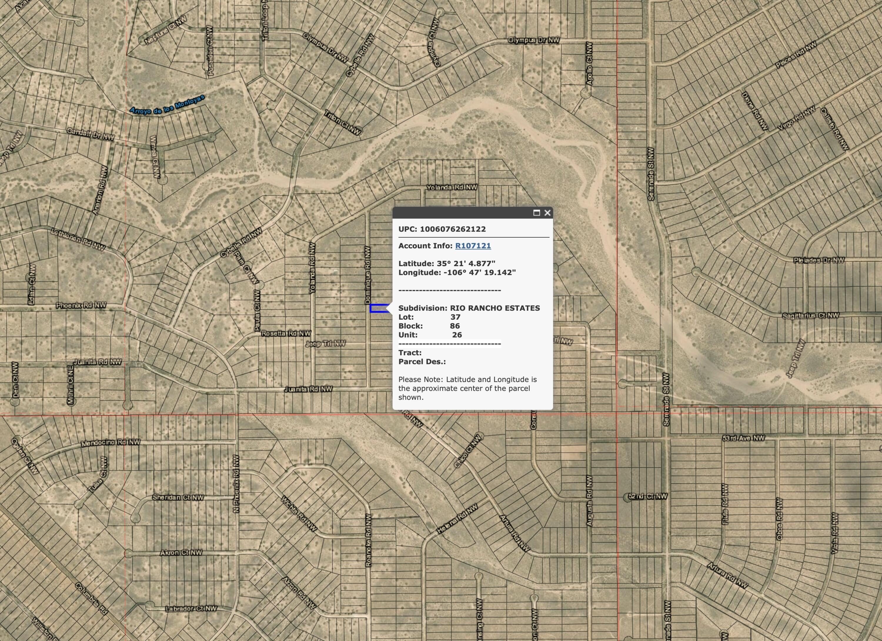 Half-Acre Lot in Rio Rancho