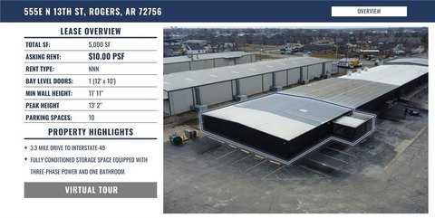 Rogers Warehouse with Conditioned Storage