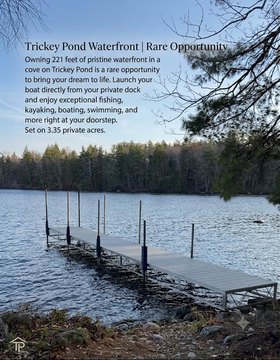 Waterfront Land on Trickey Pond