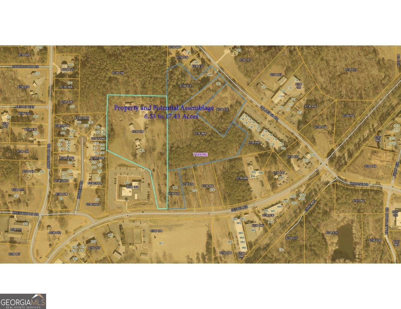 Commercial Land in Downtown Tyrone