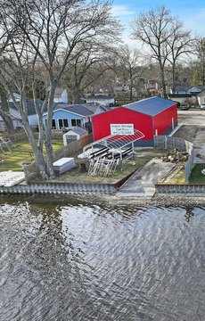 Waterfront Lot with Pole Barn