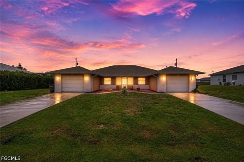 Two-Unit Duplex With Garages