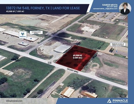 Land For Sale in Forney