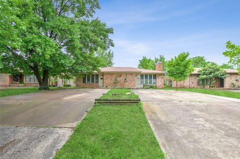 Duplex with Brick Fireplace