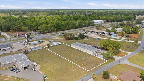 Cleared Fenced Commercial Land