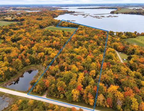 Waterfront Land with Private Road