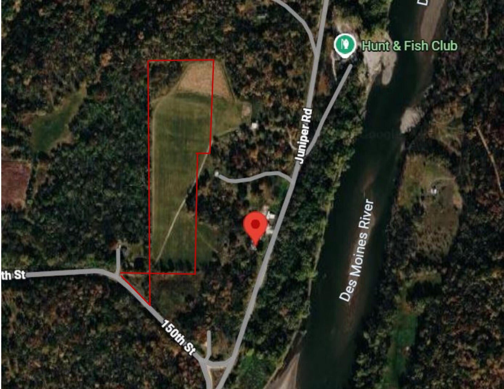 Secluded Land Near Des Moines River