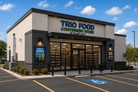 Convenience Store Property with New Roof