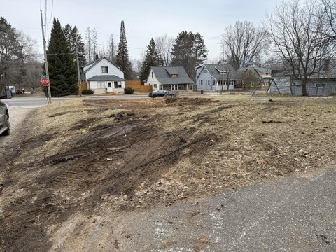 Rhinelander Corner Building Lot