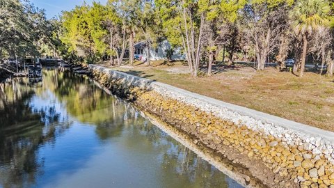 Waterfront Canal Homesite with Seawall