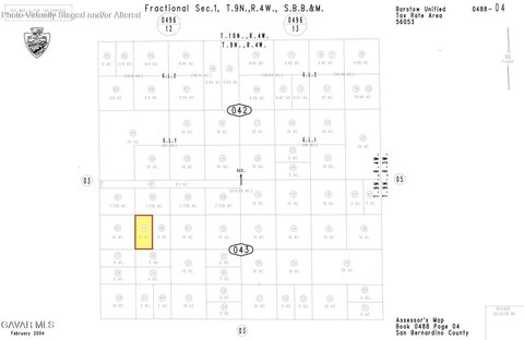 Vacant Land Near Barstow