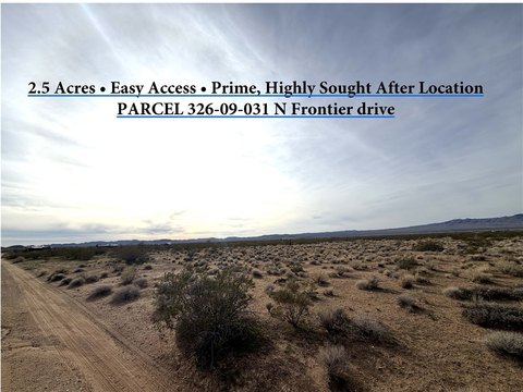 Dolan Springs Land Opportunity