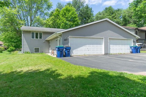 Side-by-Side Duplex with Attached Garages