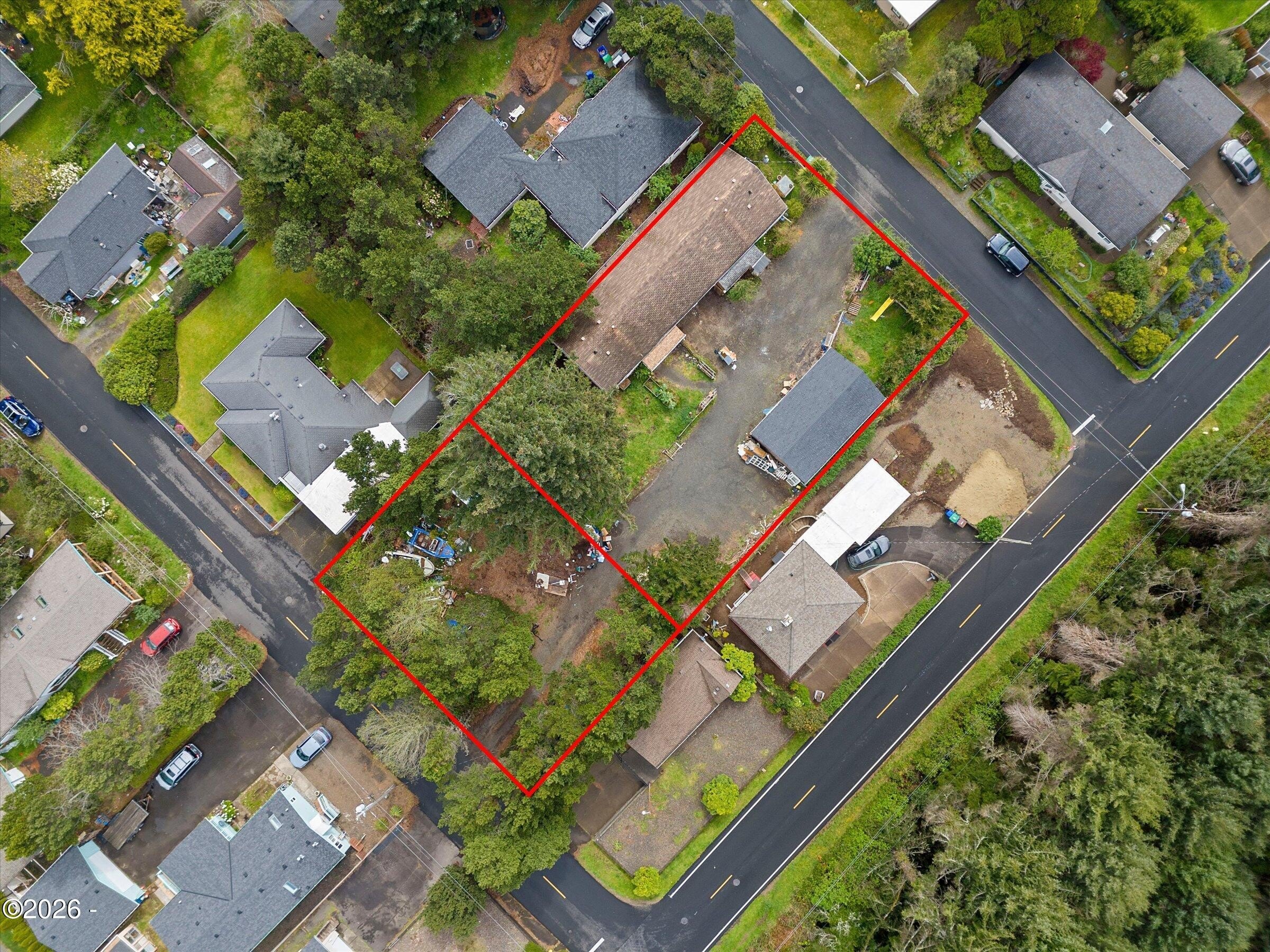 Lincoln City Duplex and Lot