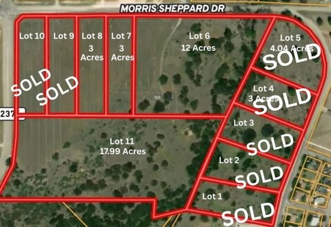 Three Acre Lot in Brownwood