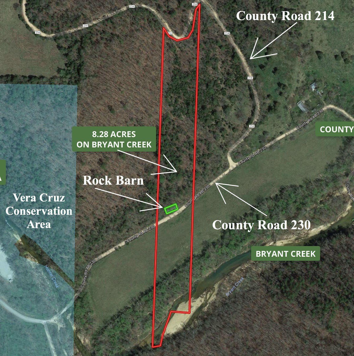 Ozarks Land with Creek Frontage