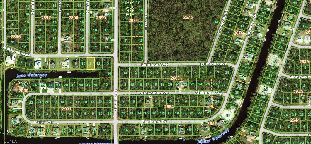Port Charlotte Canal Lot